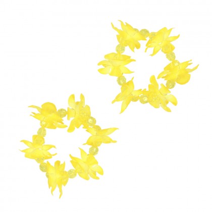 Set 2 armbandjes Hawaï 4 kleuren ass.