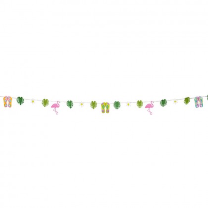 Kartonnen slinger Summer party (3,6 m)
