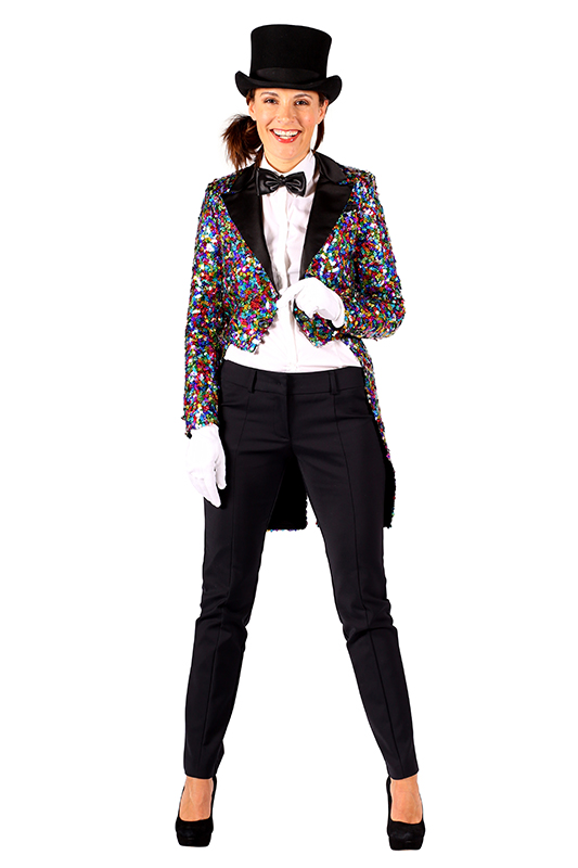 Glitter rokjas multicolour dame