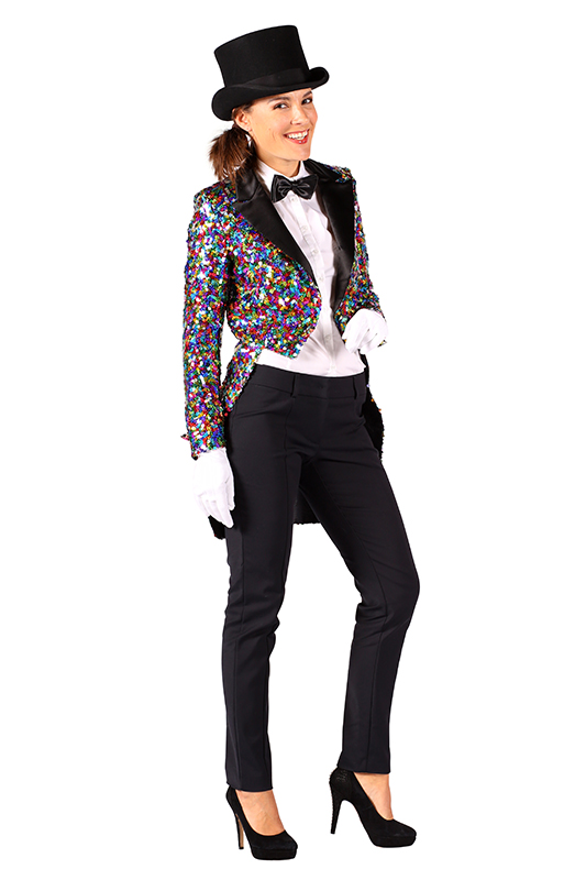 Glitter rokjas multicolour dame