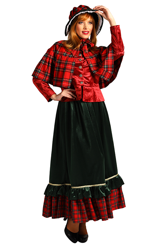 Charles Dickens dames kostuum