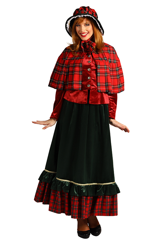 Charles Dickens dames kostuum