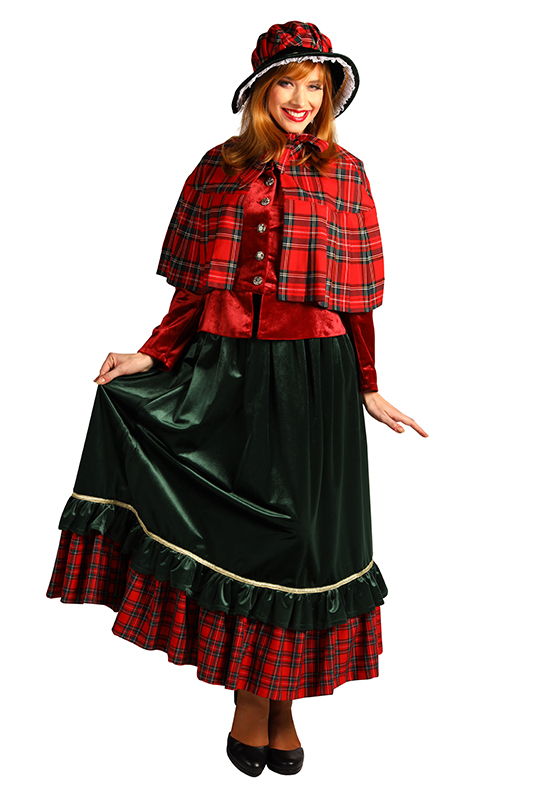 Charles Dickens dames kostuum