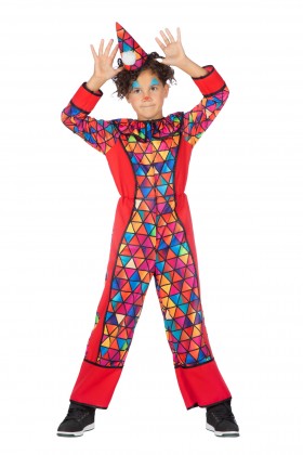 Clown overall jongen