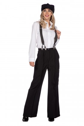 Roaring 20's krijtstreep broek