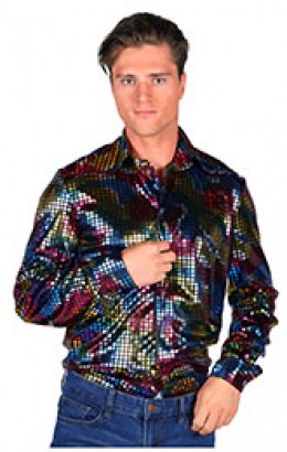 Heren shirt disco