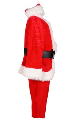 Kerstman Fluweel Original Style Rood-Wit