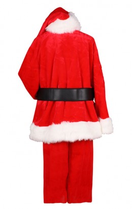 Kerstman Fluweel Original Style Rood-Wit