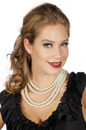 Parelketting 4 rijen