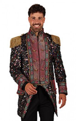 Jas heer  Sequin party mix van kleuren