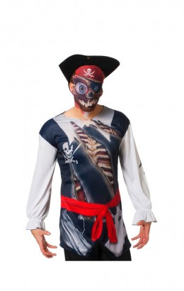 Shirt piraat met masker