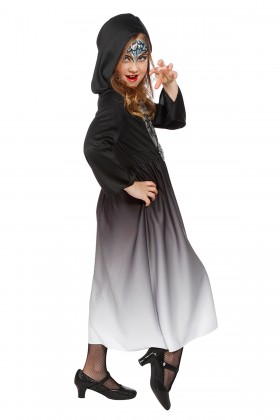 Halloween jurk met capuchon