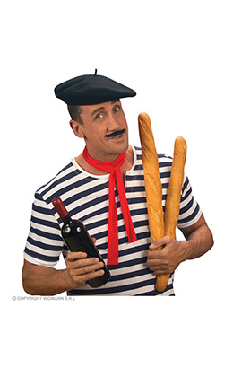 zwarte baret