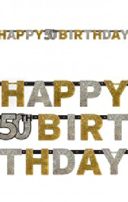letterslinger happy birthday 50 jaar.