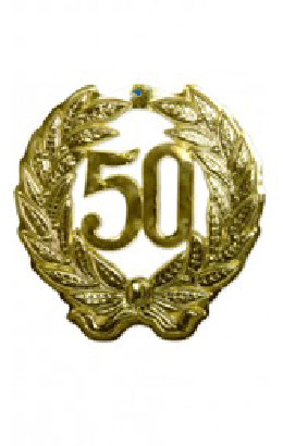 Jubileum krans 50 jaar