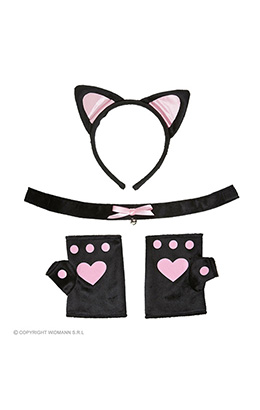 katten set zacht rose