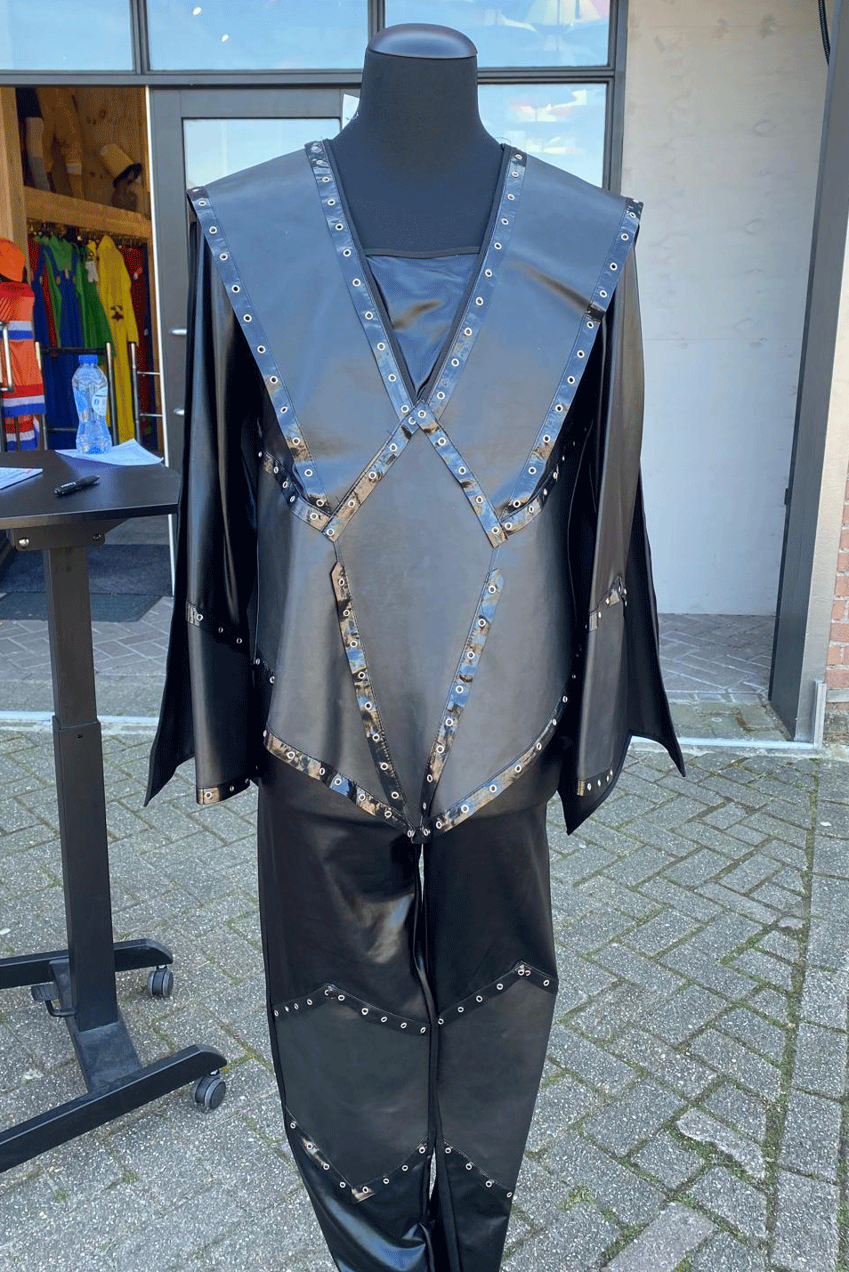 Zwart vechters pak heren