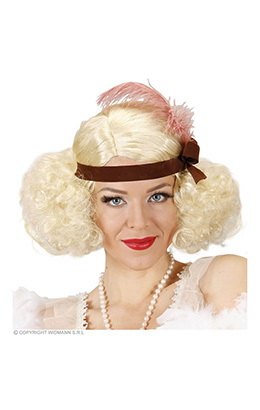pruik burlesque blond