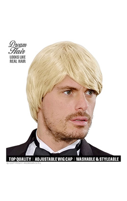 pruik droomhaar, simon blond