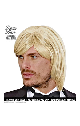 pruik droomhaar, bjorn blond