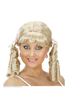 pruik, lolita blond