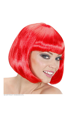 pruik, lovely rood