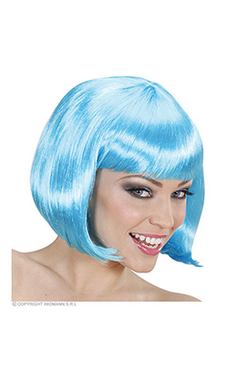 pruik, lovely azuur blauw