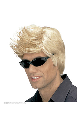 pruik, david (in plastic zak)