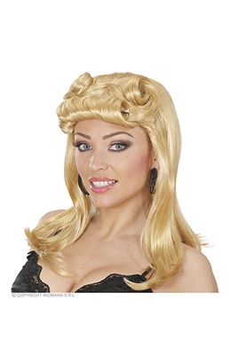pruik pinup meisje, blond