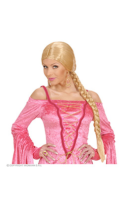 pruik, roberta blond