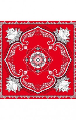 Boerenzakdoek rood