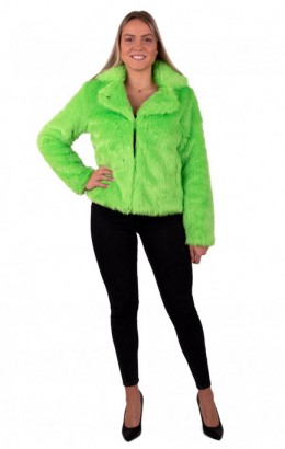 Bontjas Neon Groen