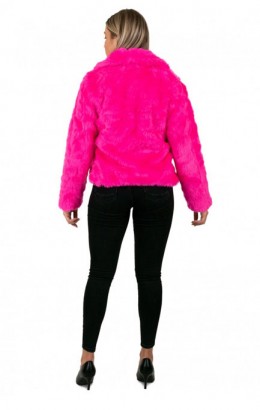 Bontjas Neon Roze