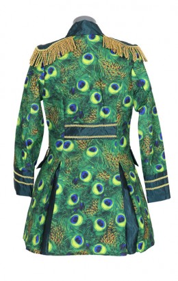 Carnavalsjasje luxe pauw lang 2025