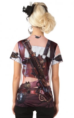 Steampunk shirt dame