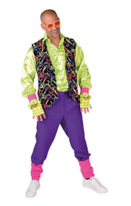 Gilet 80s neon
