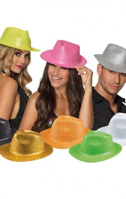 Glitterhoed 8 kleuren