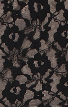 Dirndl jurkje zwart - taupe met kanten blouse 3-delig 