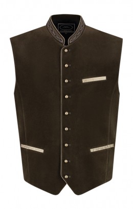 Trachtenvest Premium olijfgroen