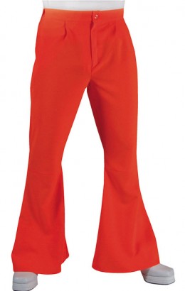 Hippie broek 70s rood