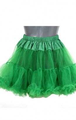 Petticoat kort groen
