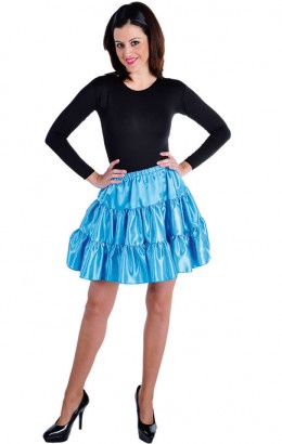 Petticoat stof blauw