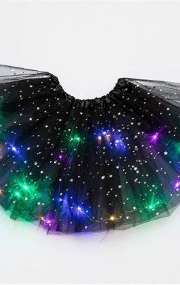Tutu zwart met lichtjes