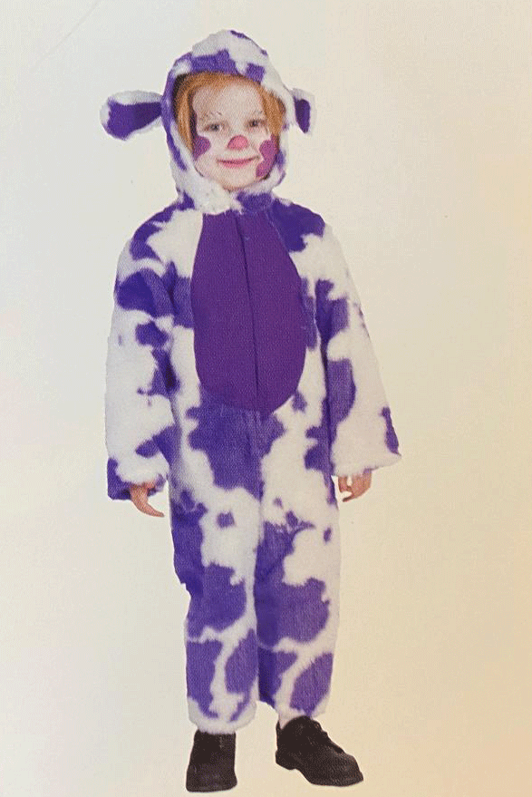 Koe onesie paars