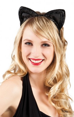 Tiara fluwelen kattenoren