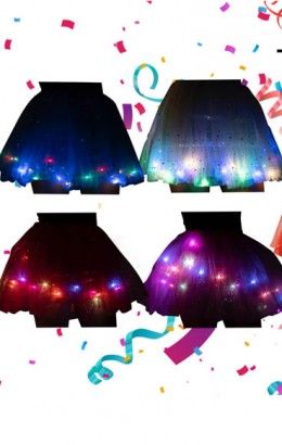 Tutu zwart met lichtjes