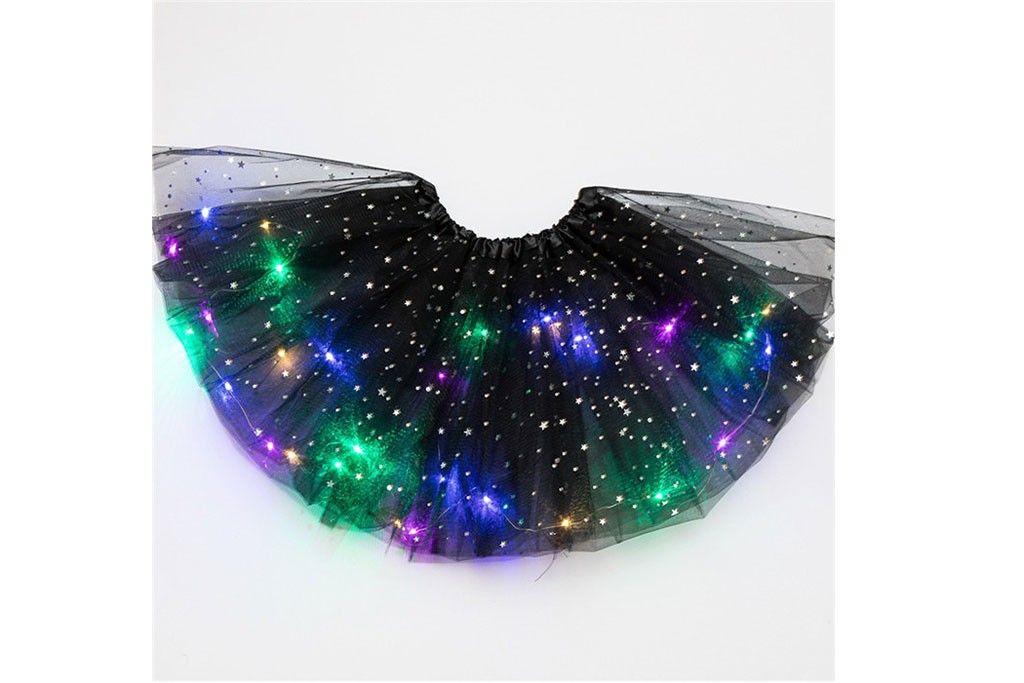 Tutu zwart met lichtjes