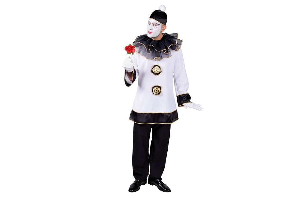 Pierrot kostuum voor heren