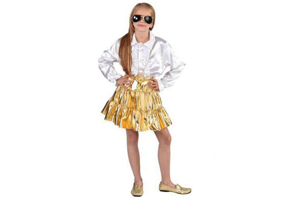 Rokje folie goud