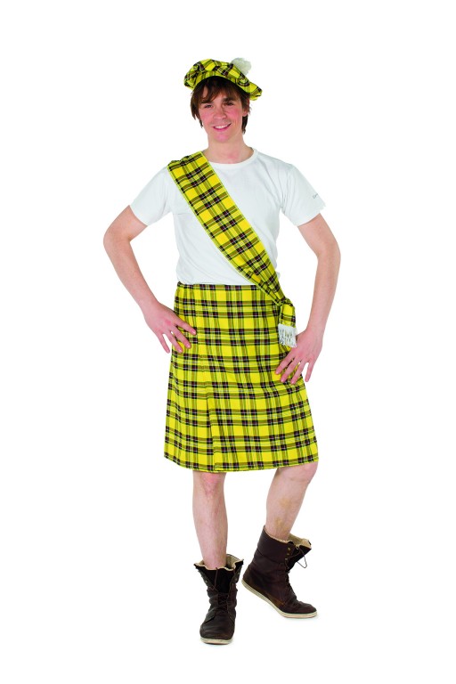 Schotse set geel